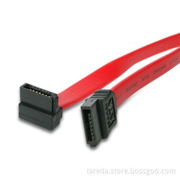 Right Angle SATA 7 Pin Cables with 150Mbps Fast Data Transfer Rate